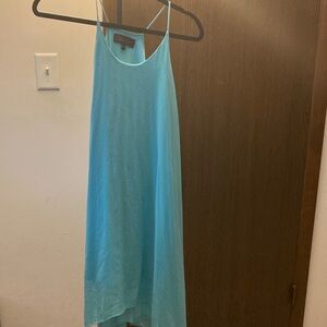 Glam Doll Aqua Blue Sleeveless Dress